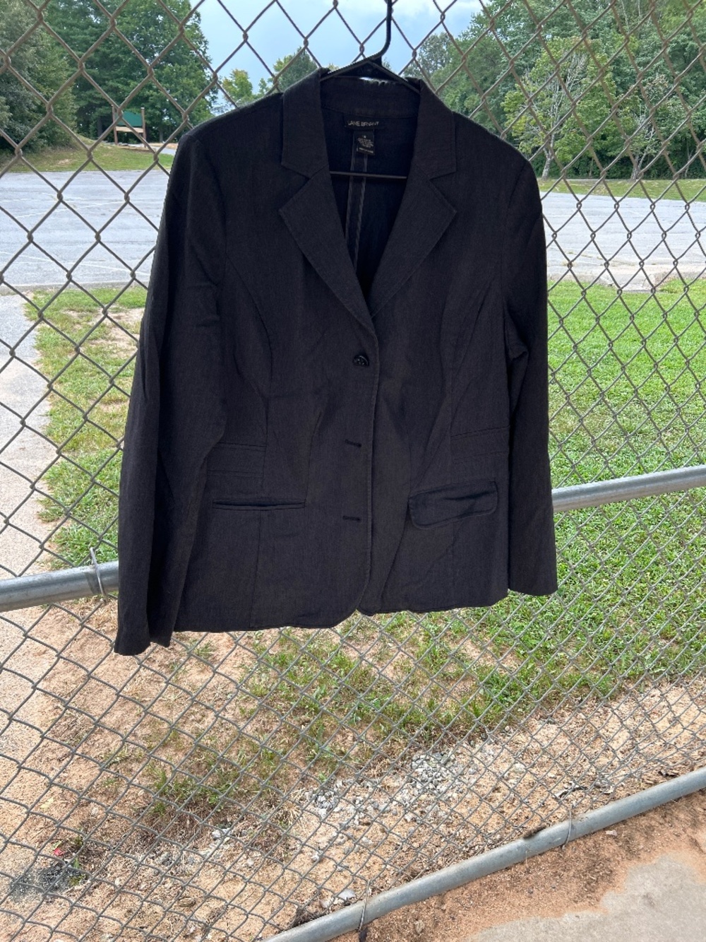 Stretchy grey blazer